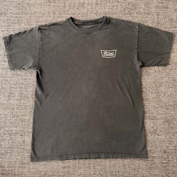 Brixton Other - Brixton Linwood Graphic T-Shirt Charcoal Grey Medium